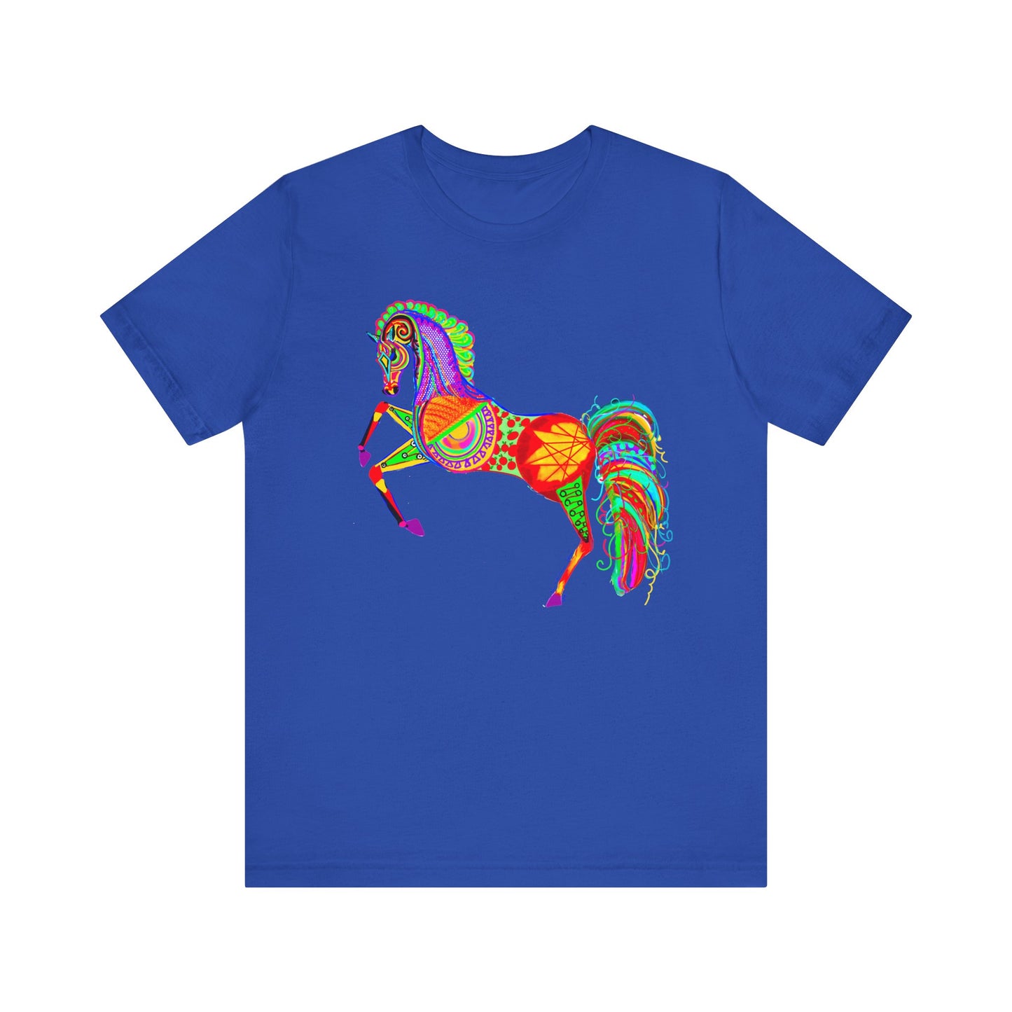 Colorful Horses of the Promise Unisex Tee - Vibrant Equine Artwork for Horse Lovers