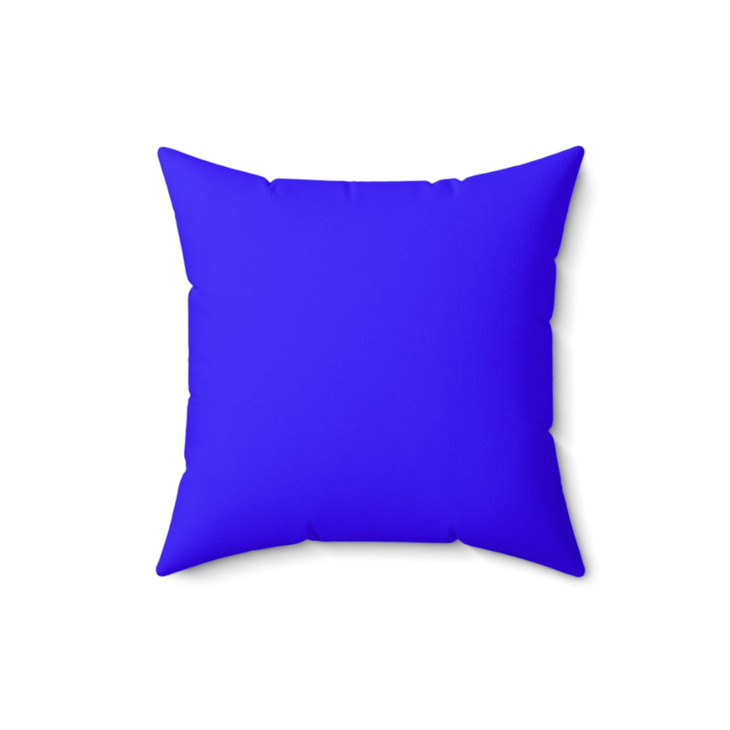 Horse of the Promise - Bright Blue Square Pillow