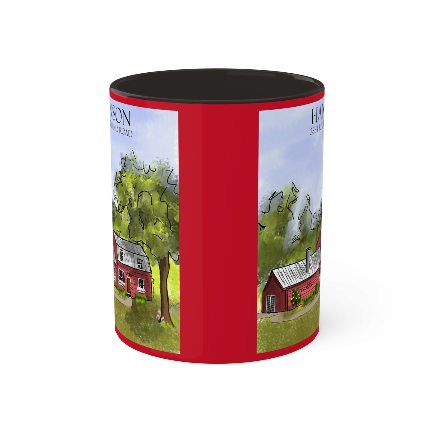Hanson House Colorful Mugs, 11oz
