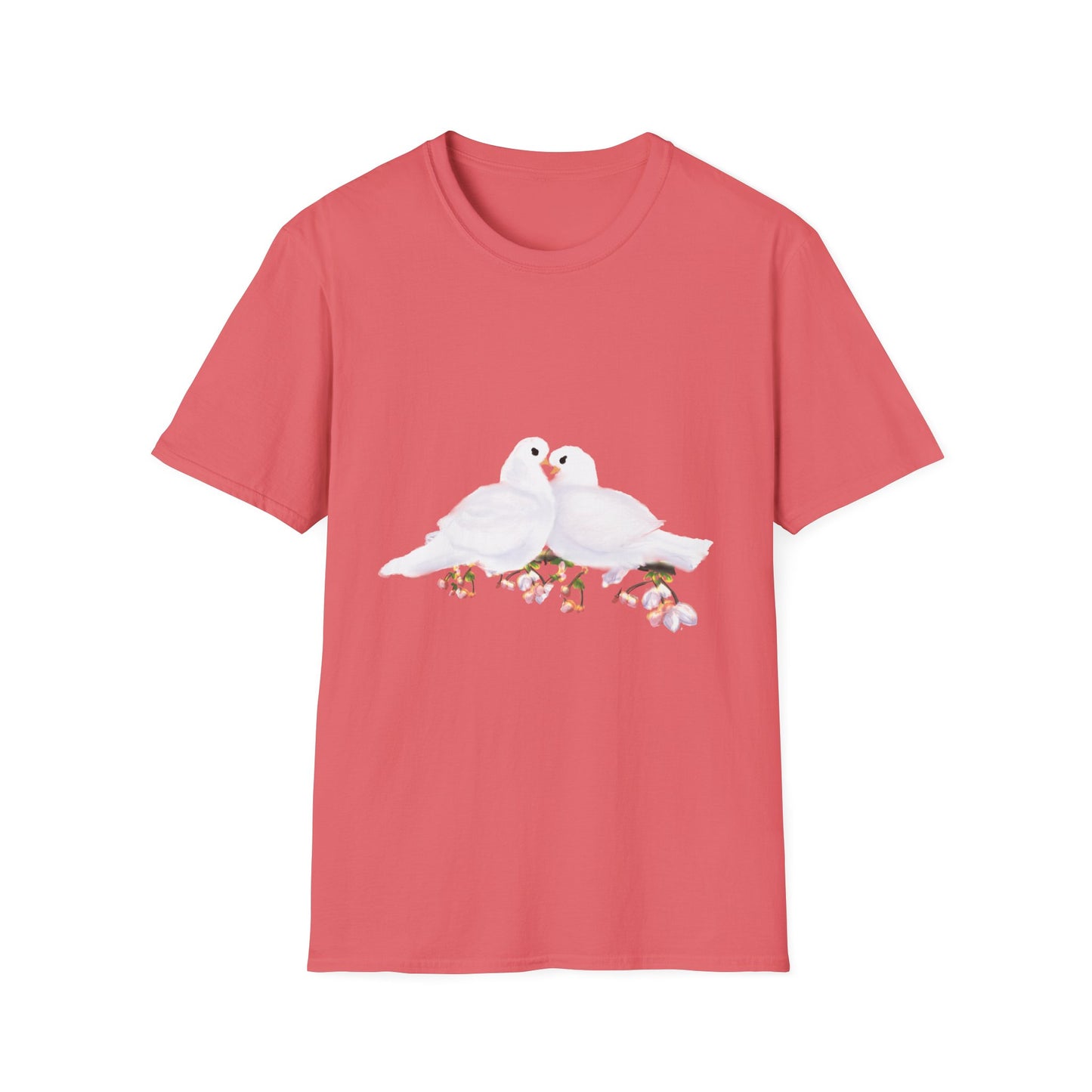 Pure Peace - Softstyle Tee, Bird Lover Gift, Couples Matching Shirt, Spring Fashion Top, Casual Wear