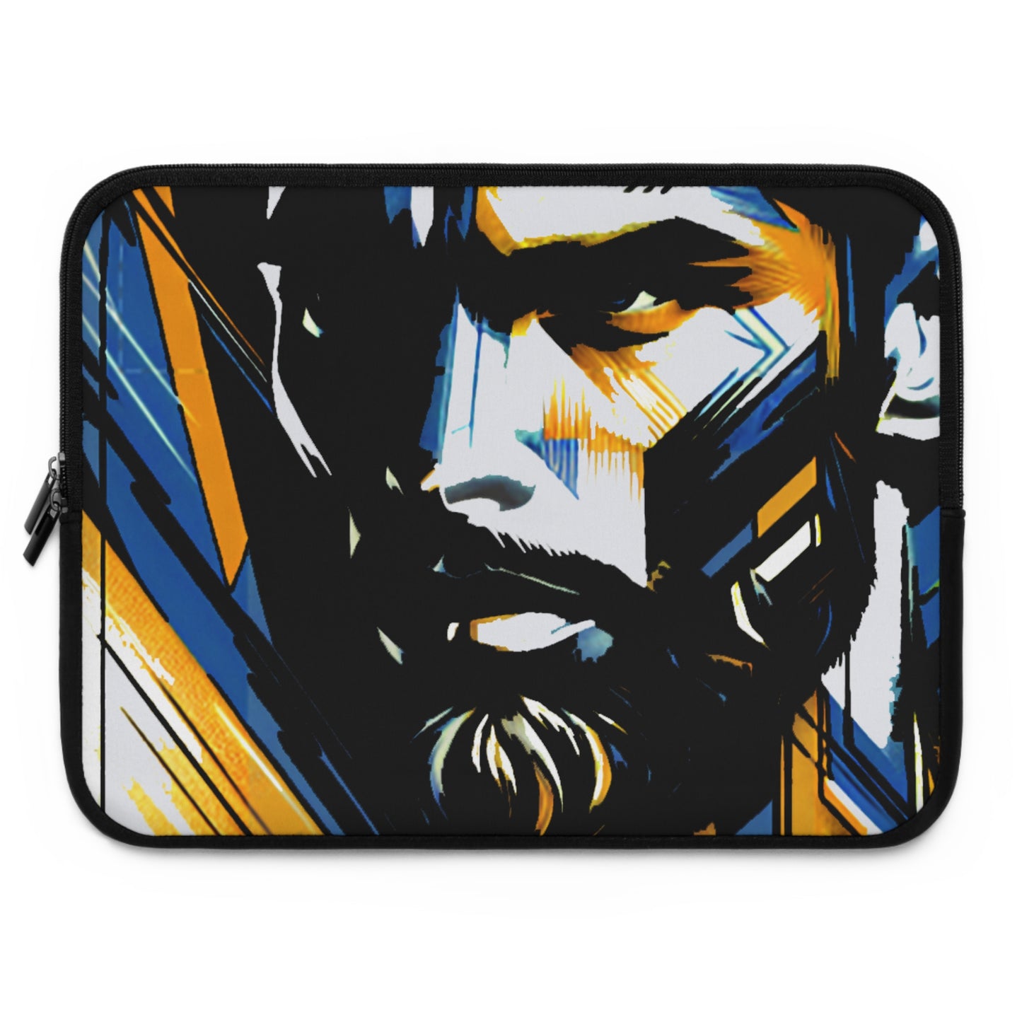 Bold Laptop Sleeve, Personalized Computer Case, Art Print Sleeve, Protective Tech Accessory, Gift for Students, Office Use