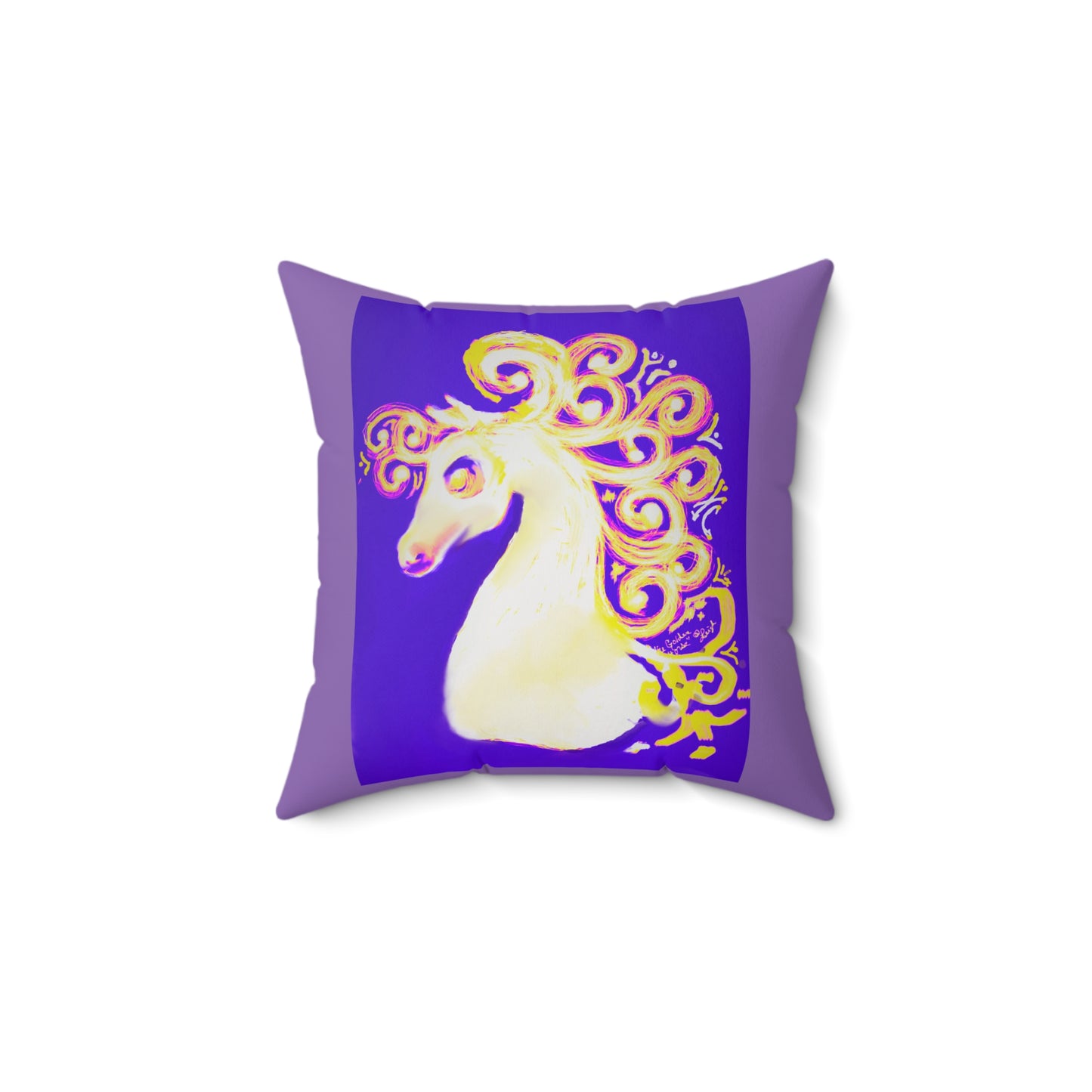 Spun Polyester Square Pillow