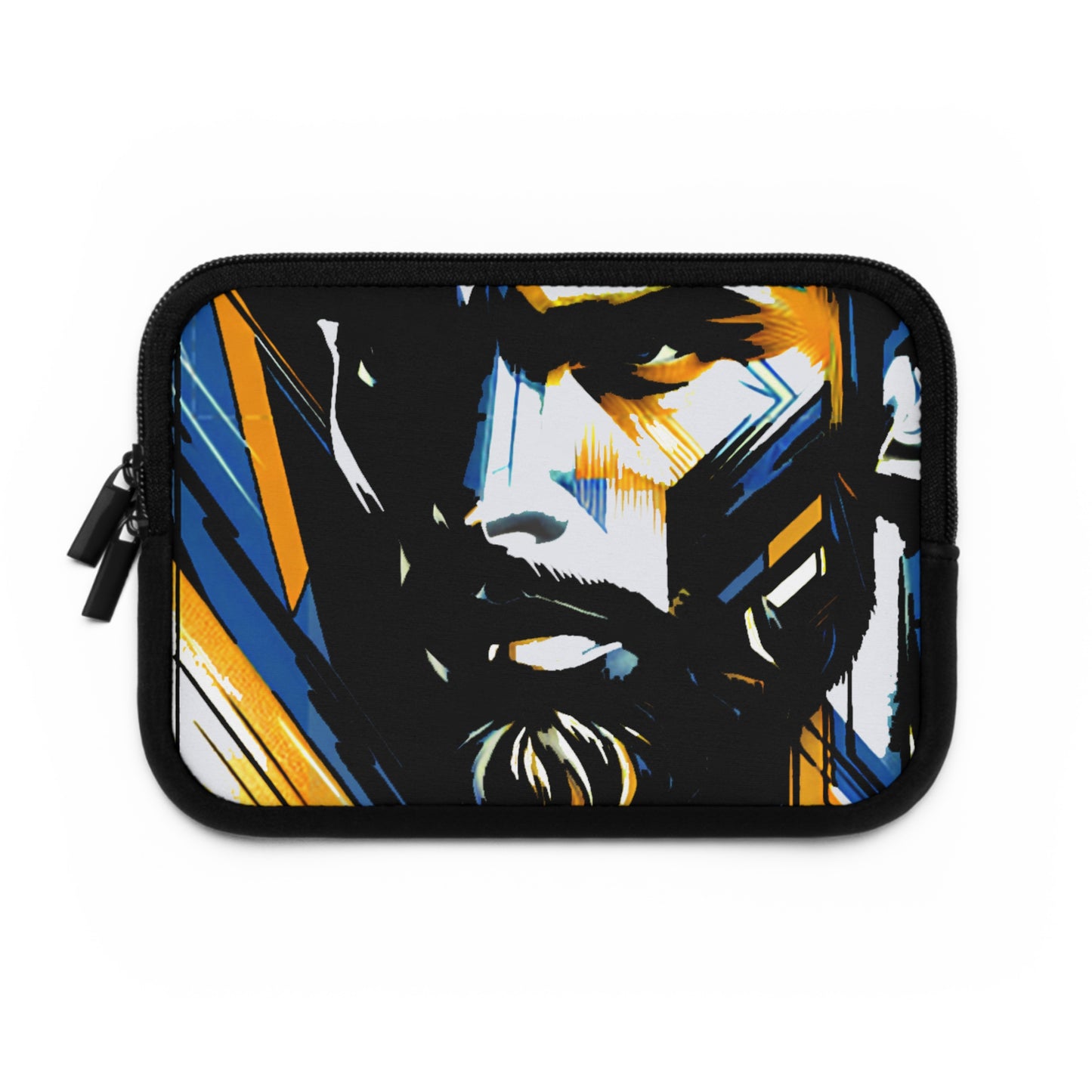 Bold Laptop Sleeve, Personalized Computer Case, Art Print Sleeve, Protective Tech Accessory, Gift for Students, Office Use