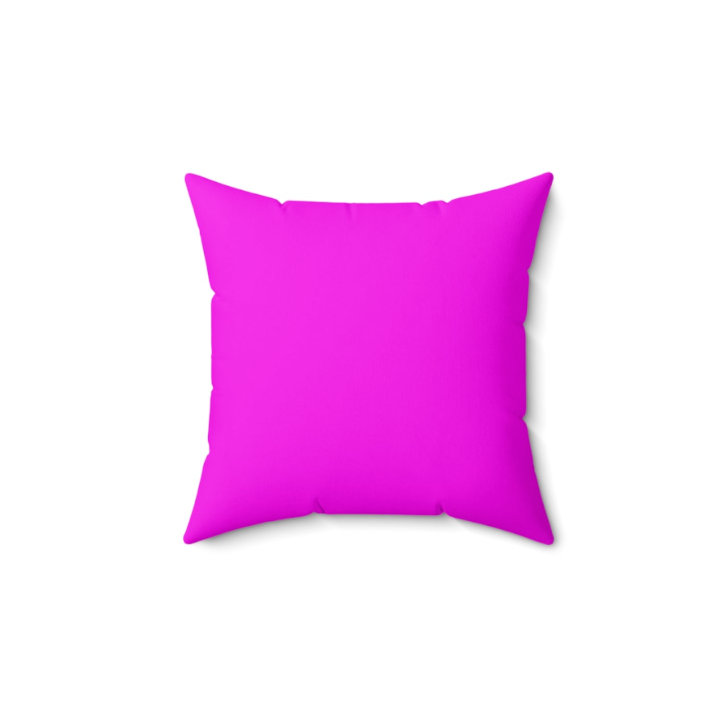 Pillow - Fanciful Horse - Hot Pink Spun Polyester Square Pillow