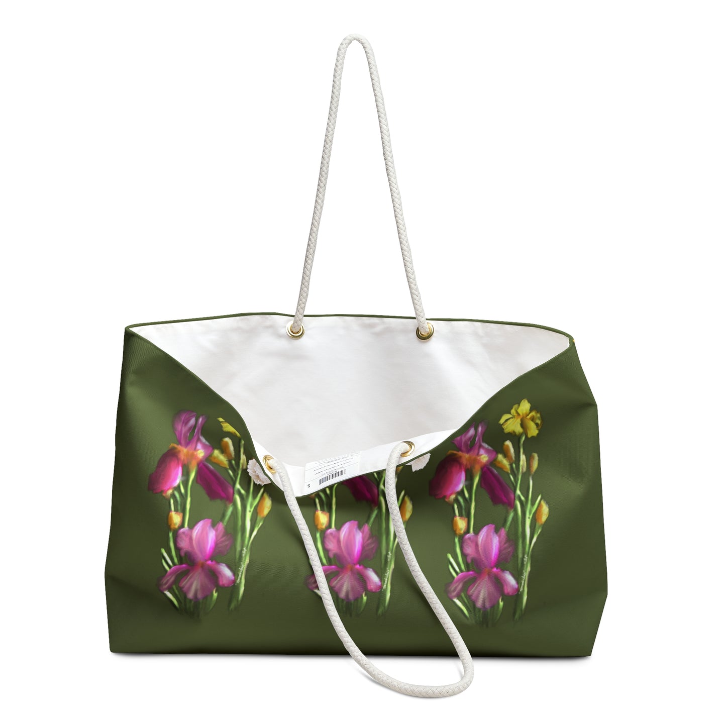 BAGS - Weekender Bag - Hanson's Iris in Green
