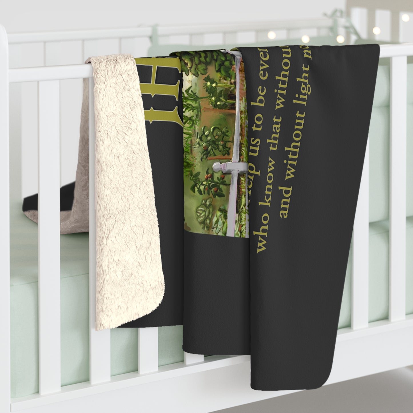 The Slades Sherpa Fleece Blanket