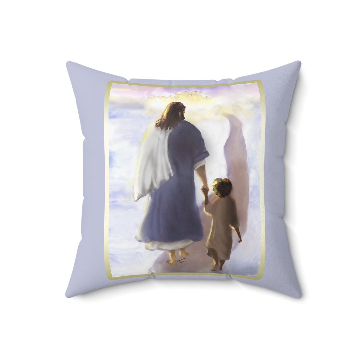 Novadine's Birthday Faux Suede Square Pillow
