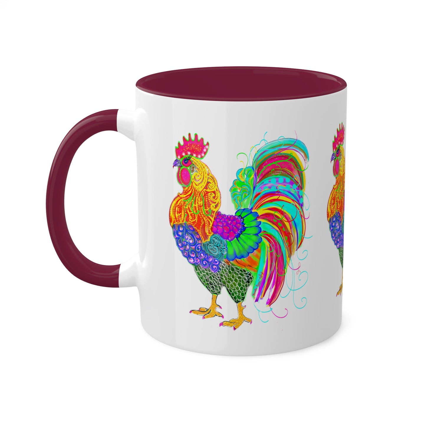 Rooster's Ruse - Colorful Mugs, 11oz