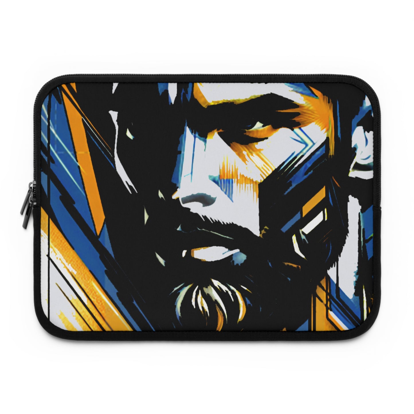 Bold Laptop Sleeve, Personalized Computer Case, Art Print Sleeve, Protective Tech Accessory, Gift for Students, Office Use