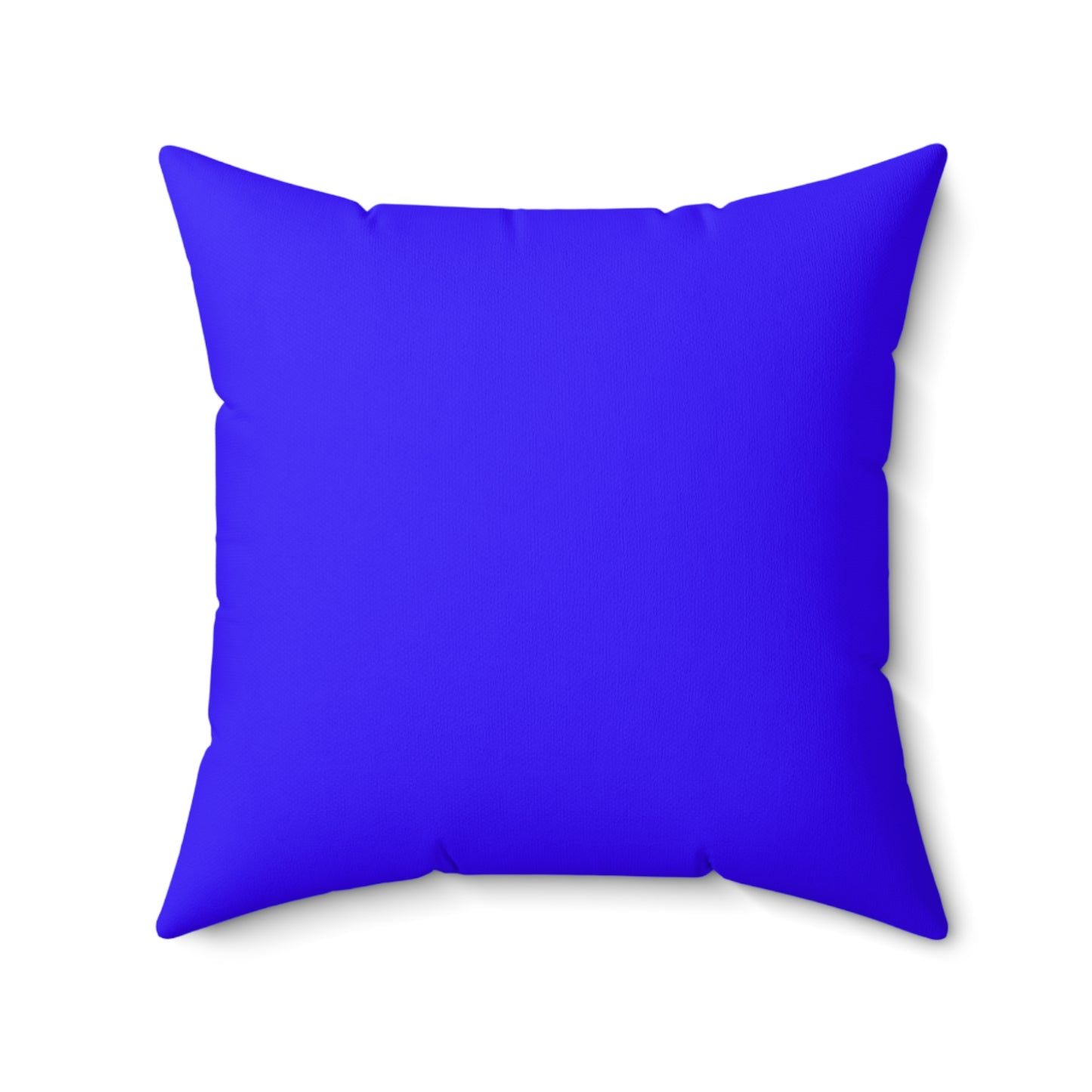 Horse of the Promise - Bright Blue Square Pillow