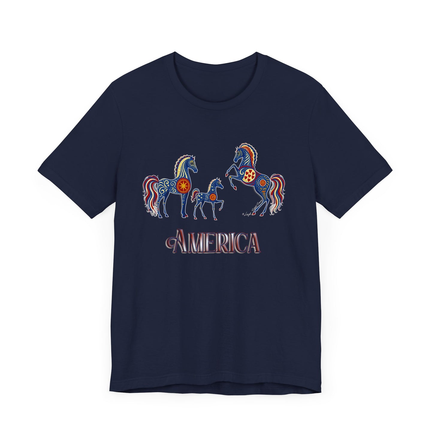 USA Patriot's Horse Tee, Unisex Equestrian Gift, Nature Lover Apparel, Vintage Style T-Shirt