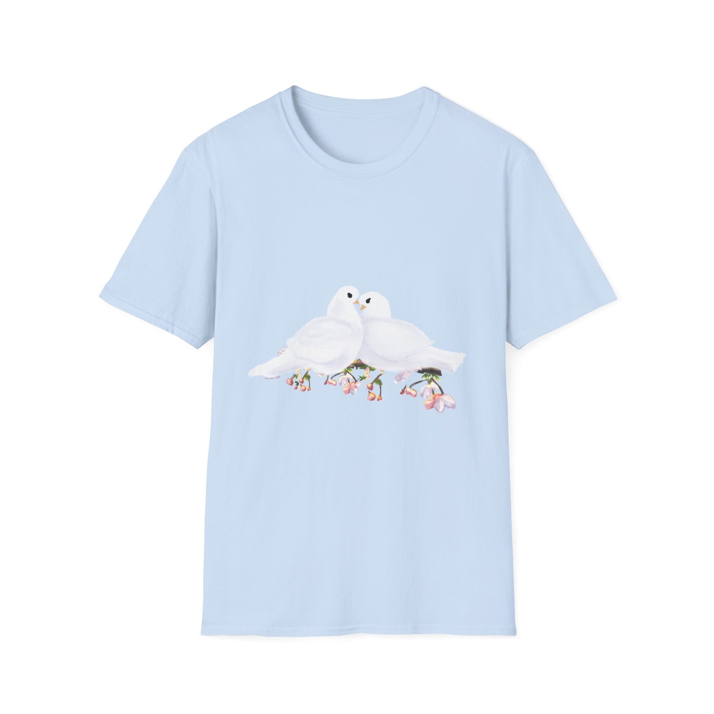 Pure Peace - Softstyle Tee, Bird Lover Gift, Couples Matching Shirt, Spring Fashion Top, Casual Wear