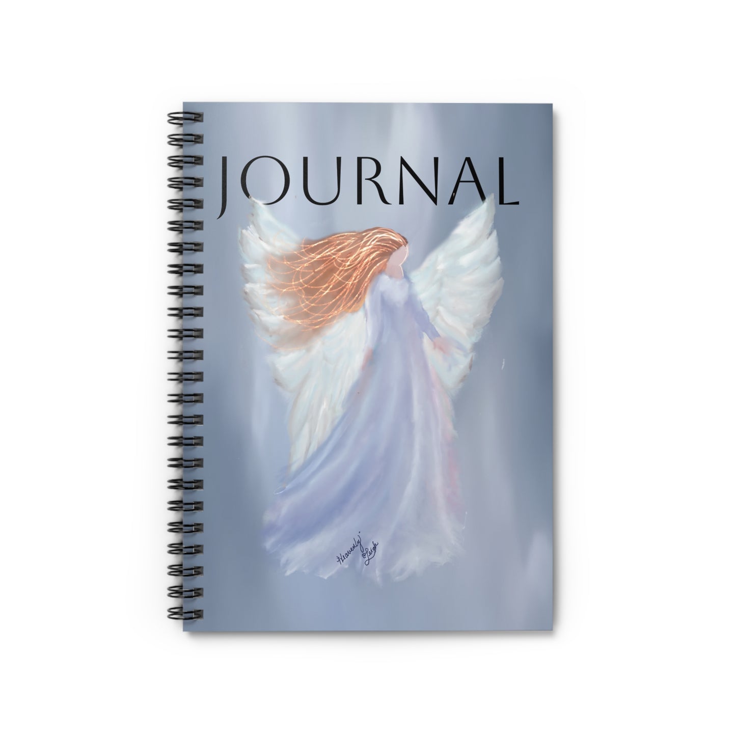 Heavenly Spiral Notebook - Inspirational Journal for Writing & Creativity