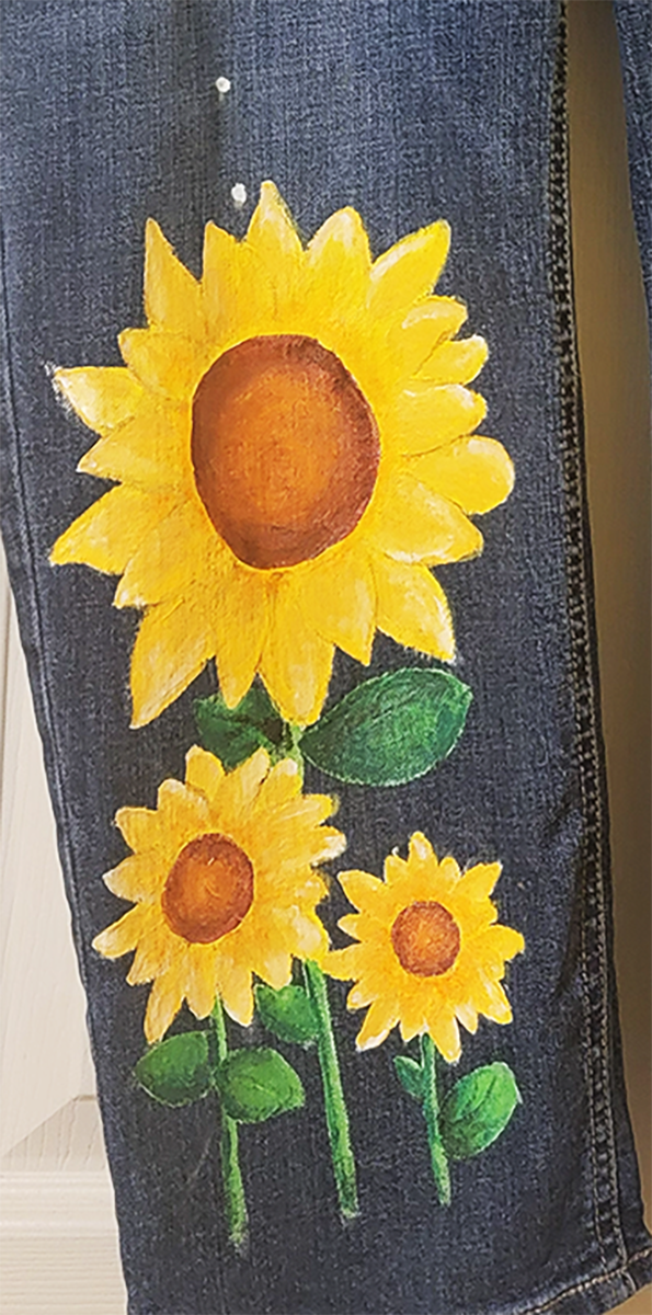 Hand painted in Studio