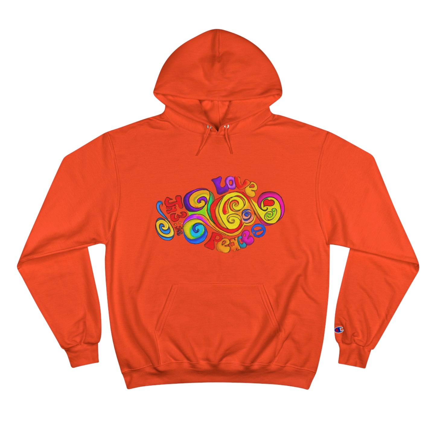 Groovy Love & Peace Champion Hoodie