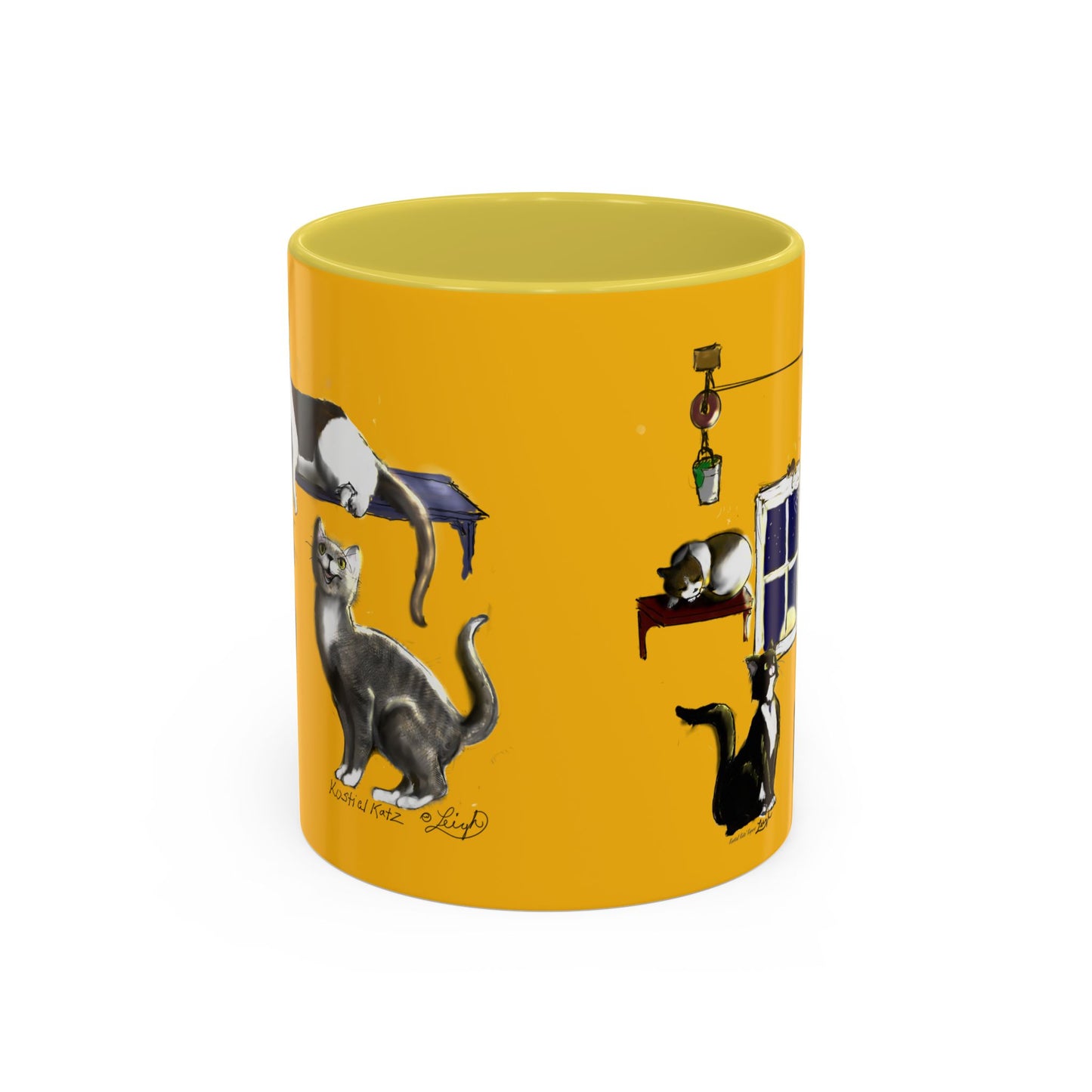 Kostial Katz Colorful Mugs (11oz, 15oz)