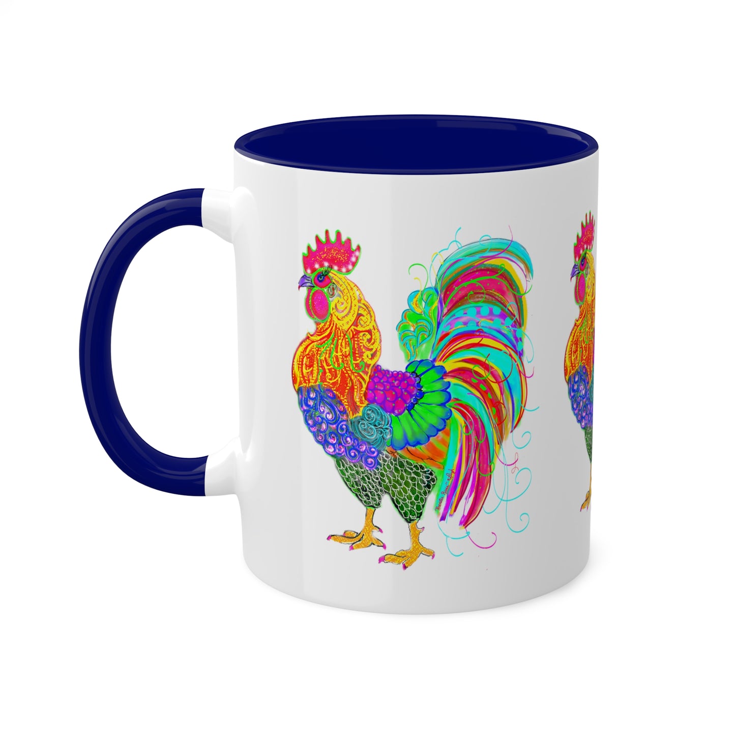 Rooster's Ruse - Colorful Mugs, 11oz