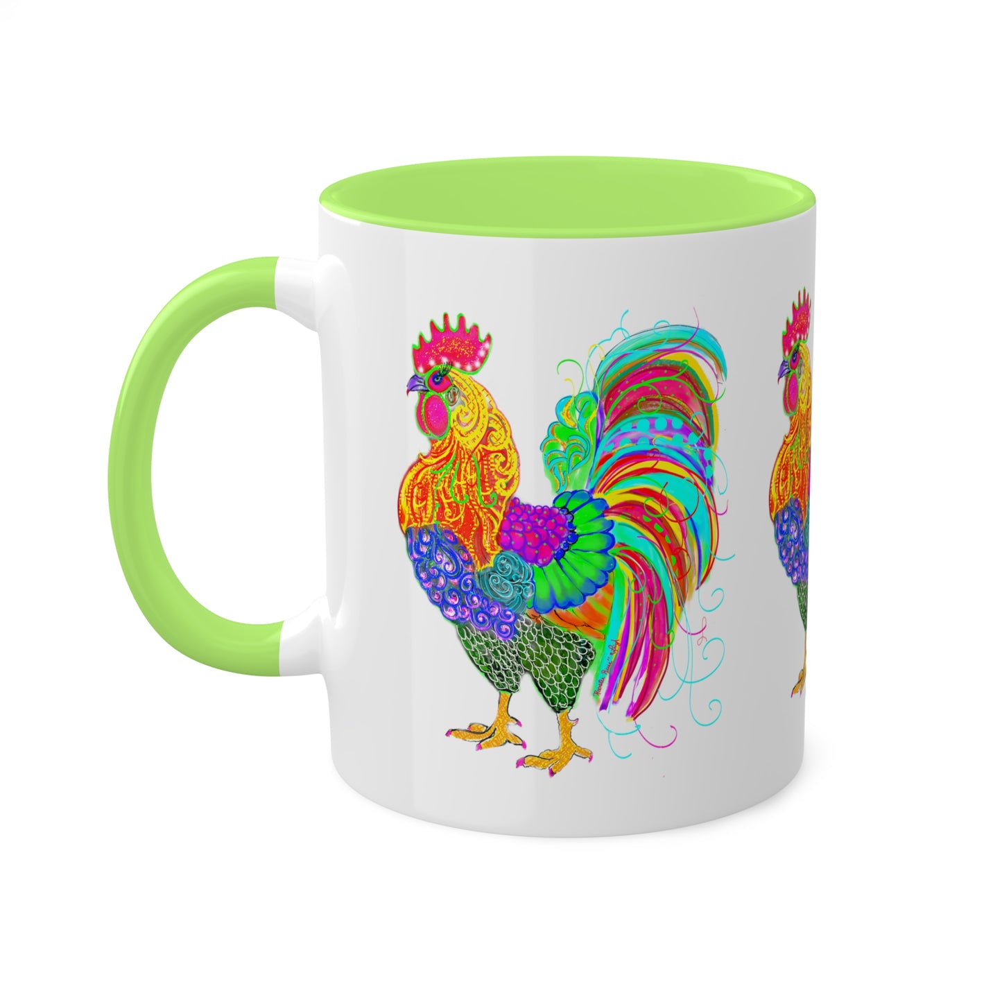 Rooster's Ruse - Colorful Mugs, 11oz