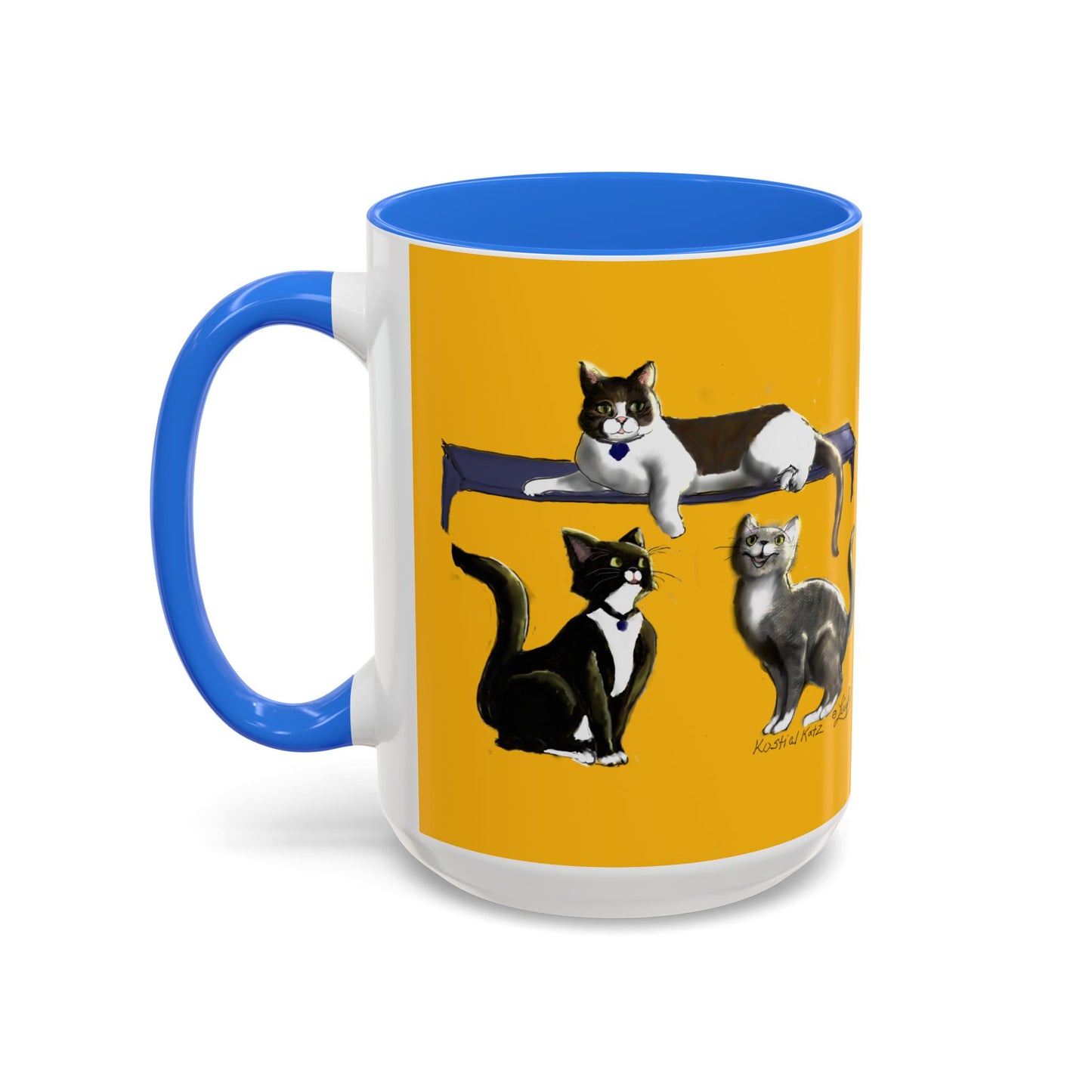 Kostial Katz Colorful Mugs (11oz, 15oz)