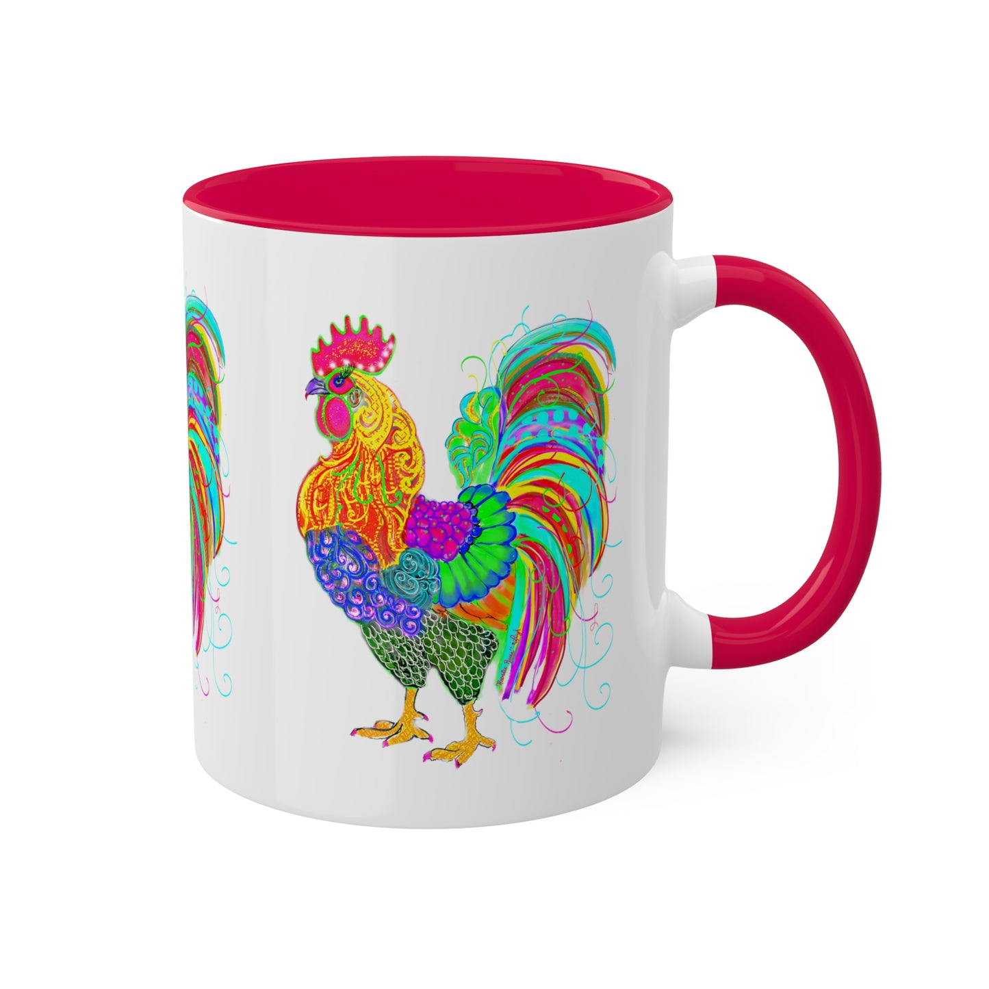 Rooster's Ruse - Colorful Mugs, 11oz