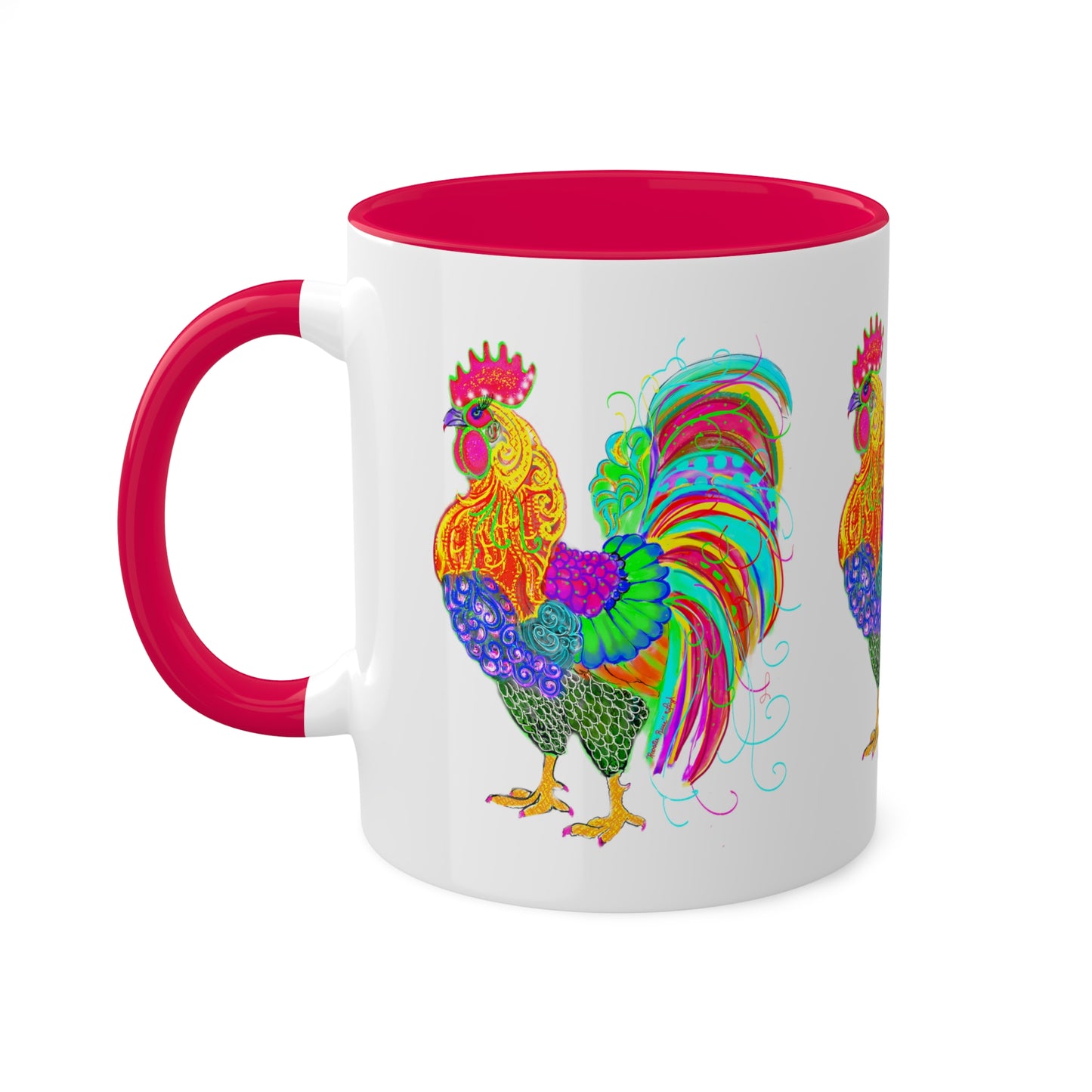 Rooster's Ruse - Colorful Mugs, 11oz