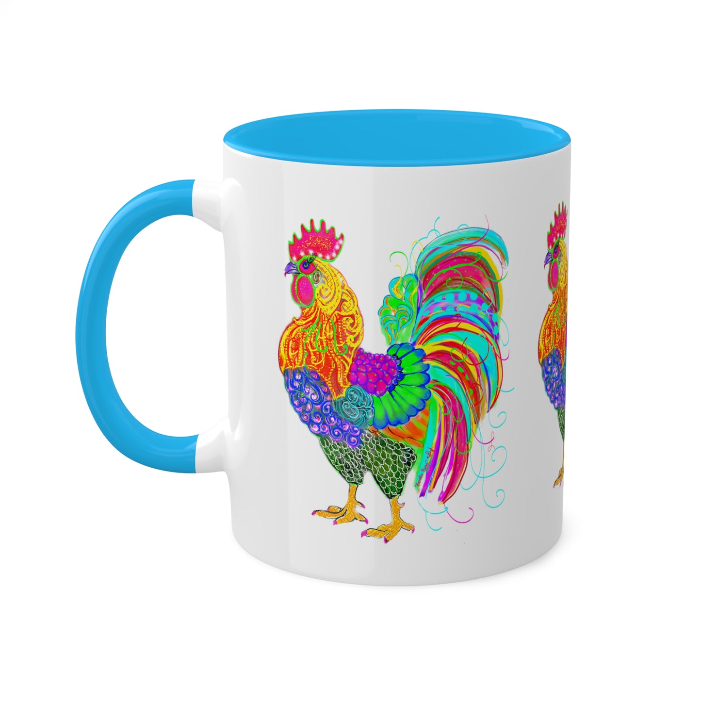 Rooster's Ruse - Colorful Mugs, 11oz