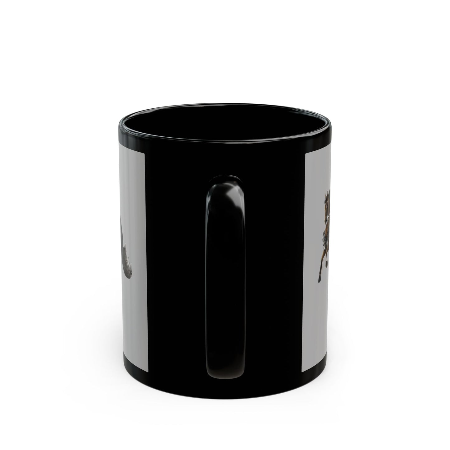 Her Majesty's Horse - Black Mug (11oz, 15oz)