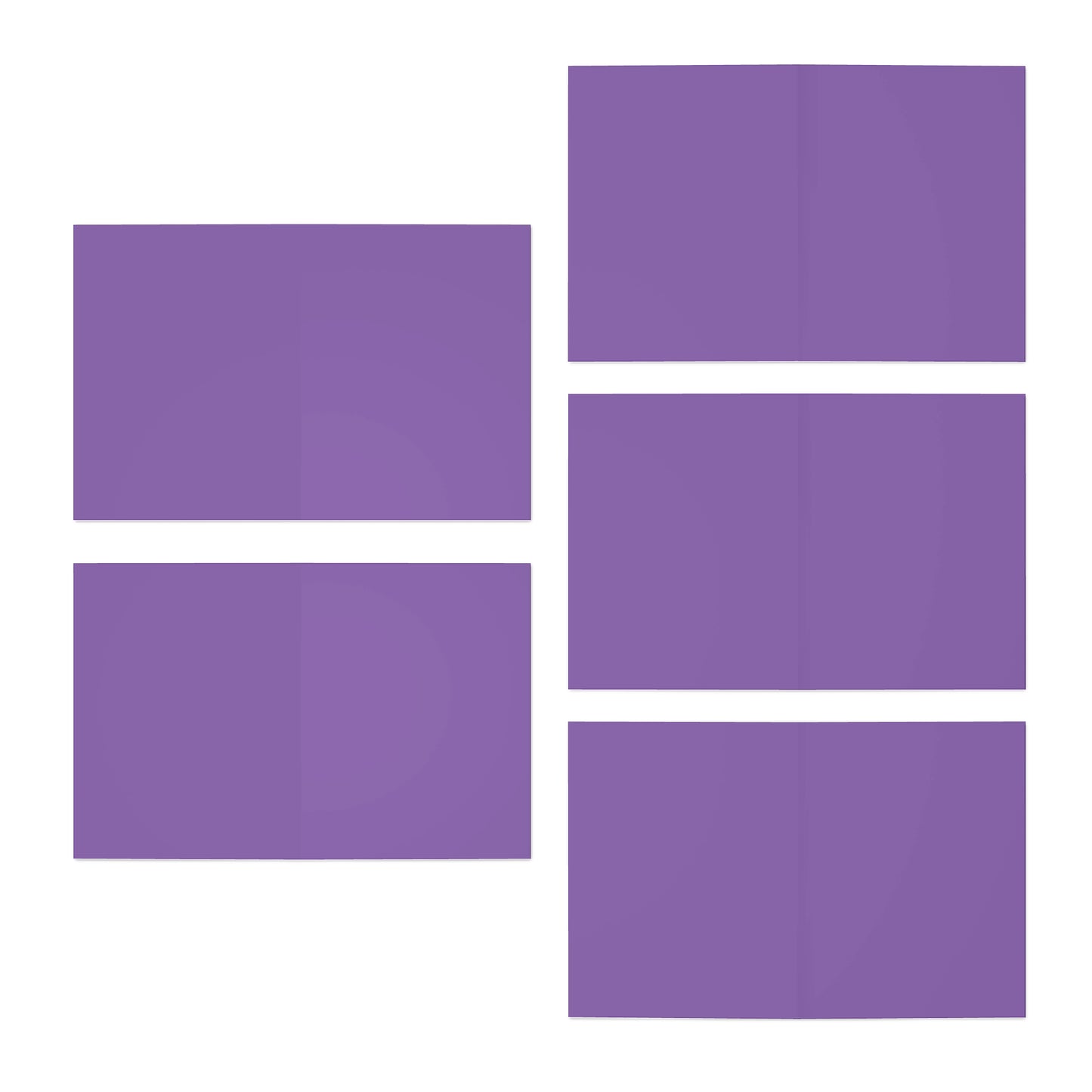 Dancing Colors Note Cards (5-Pack-Purple)