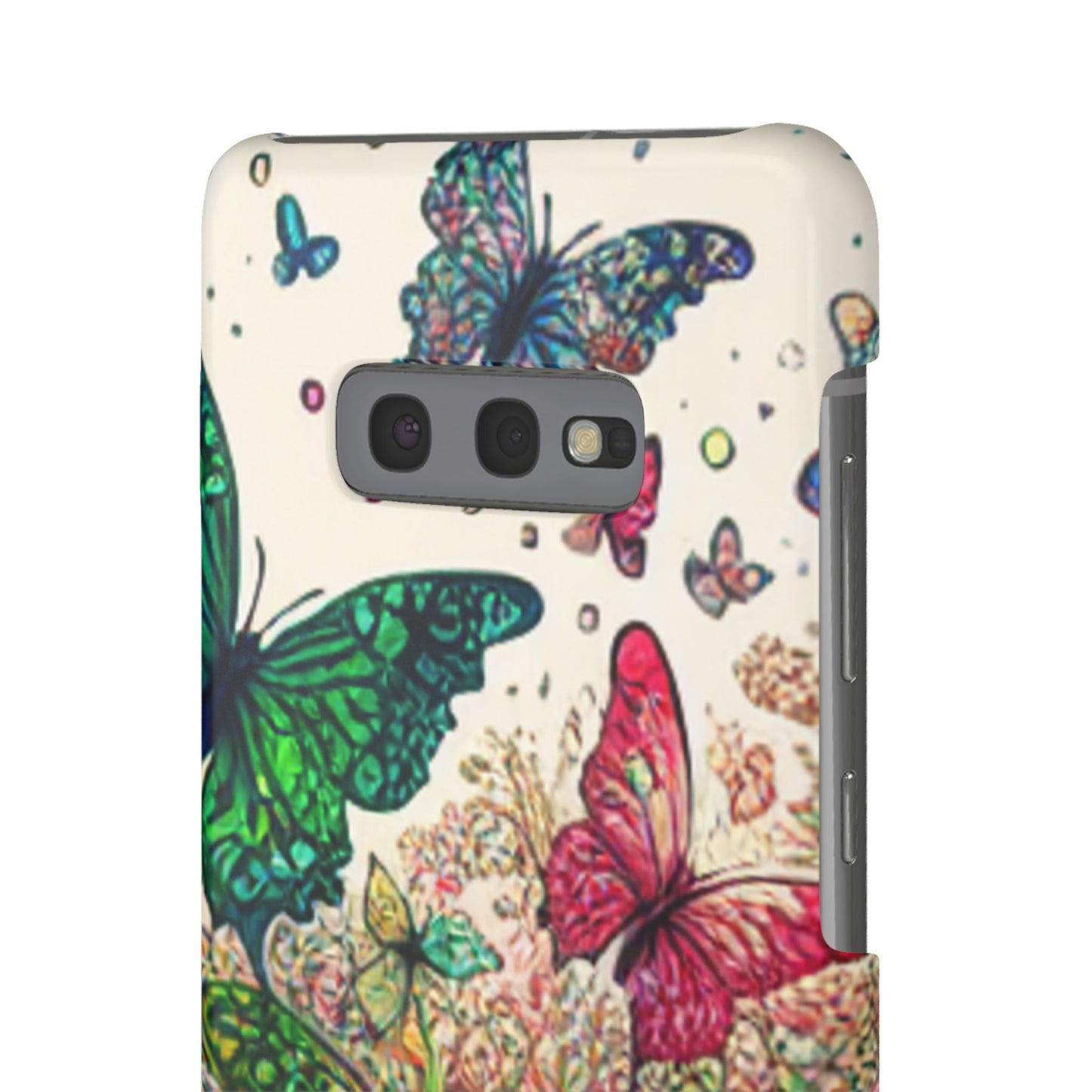 Colorful Butterfly Snap Cases, Over 50 types of Phone Covers, Floral Design, Spring Decor, Eco-Friendly Gift