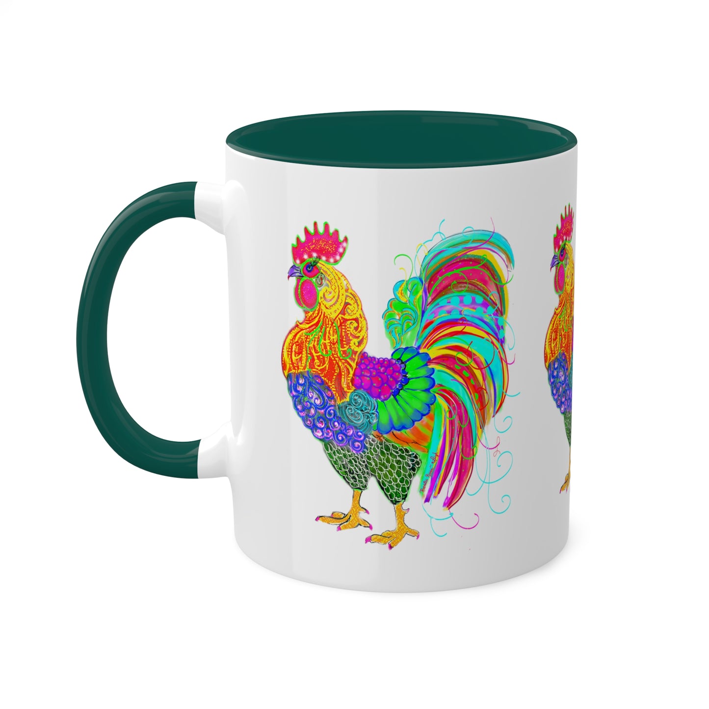 Rooster's Ruse - Colorful Mugs, 11oz