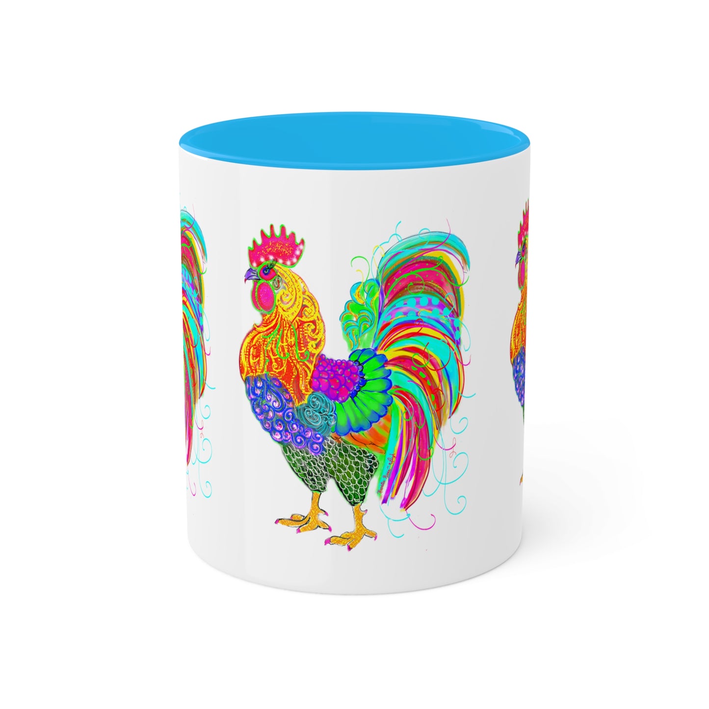 Rooster's Ruse - Colorful Mugs, 11oz