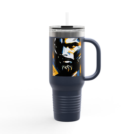 Bold Insulated Travel Mug - Perfect for Coffee & Tea Lovers, Great Gift for Adventurers, 40oz Travel Cup