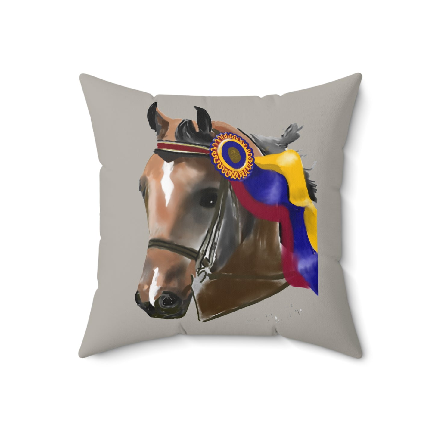 The Champion - Spun Polyester Square Pillow