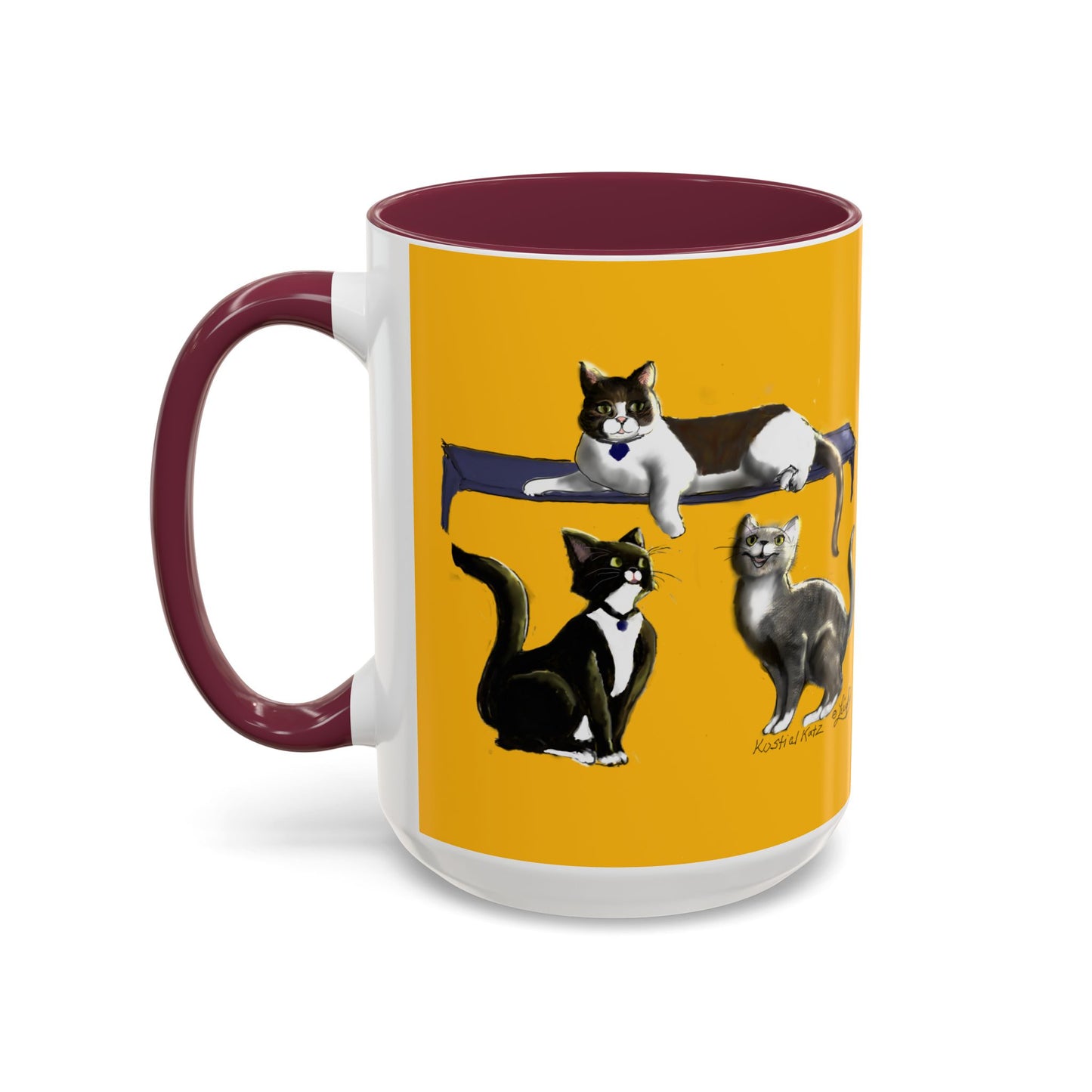 Kostial Katz Colorful Mugs (11oz, 15oz)