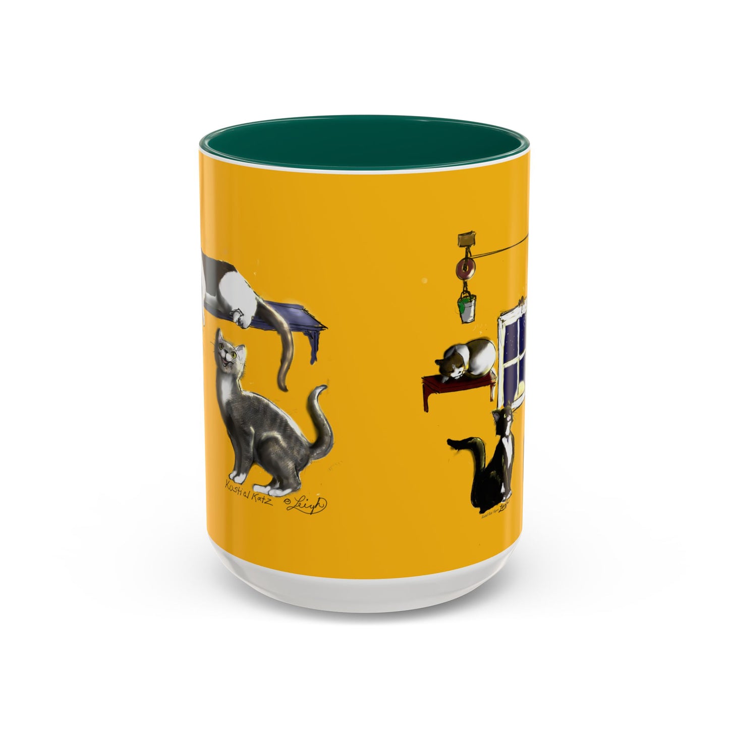 Kostial Katz Colorful Mugs (11oz, 15oz)