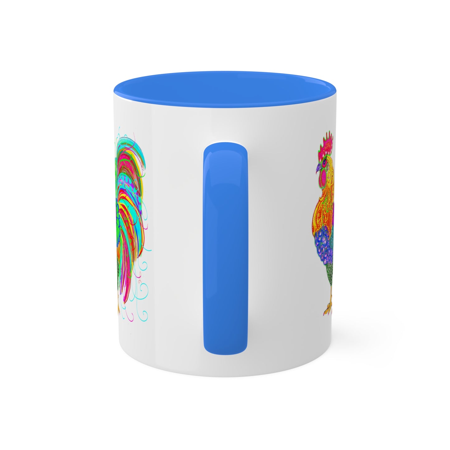 Rooster's Ruse - Colorful Mugs, 11oz