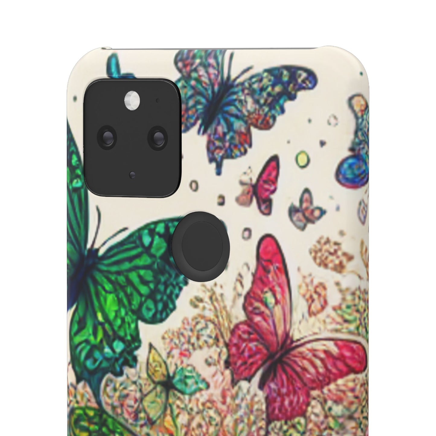 Colorful Butterfly Snap Cases, Over 50 types of Phone Covers, Floral Design, Spring Decor, Eco-Friendly Gift
