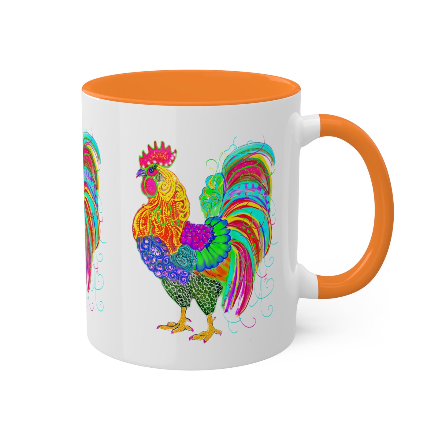 Rooster's Ruse - Colorful Mugs, 11oz