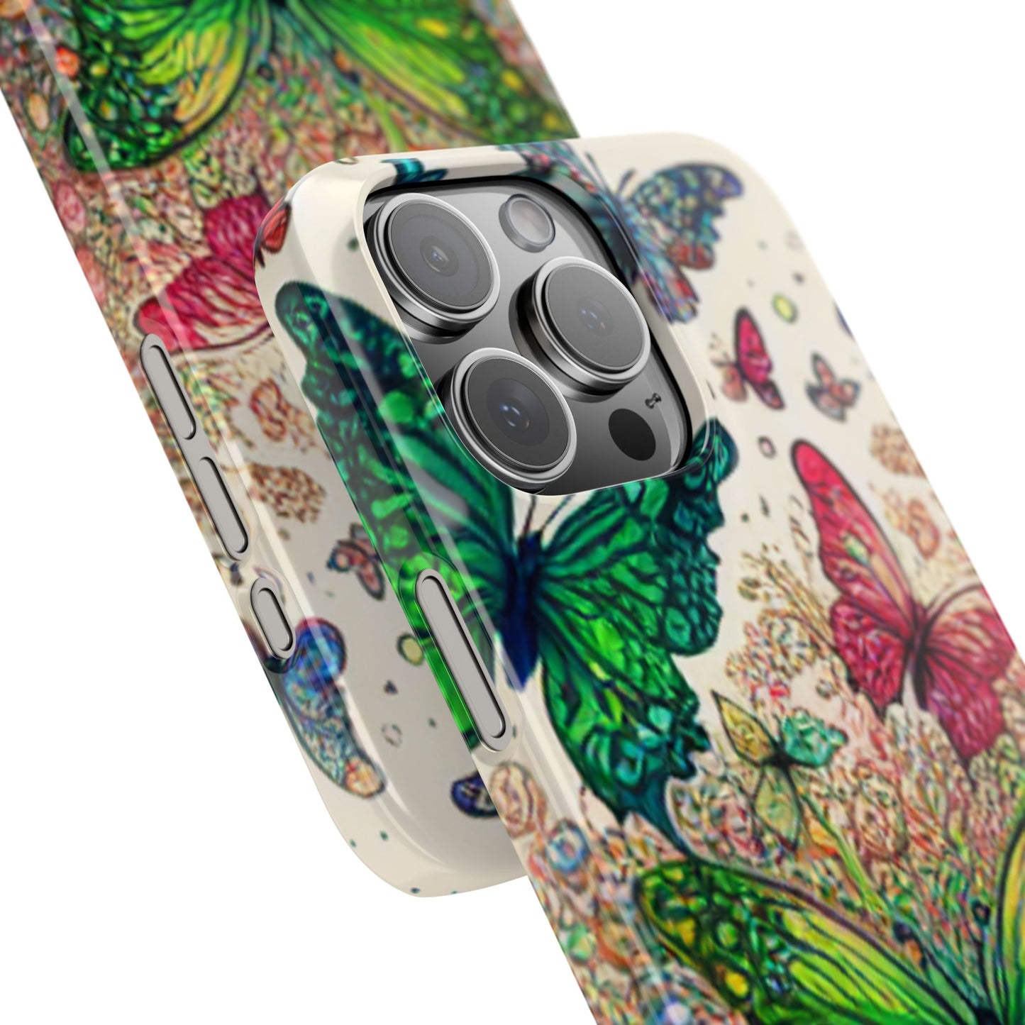 Colorful Butterfly Snap Cases, Over 50 types of Phone Covers, Floral Design, Spring Decor, Eco-Friendly Gift