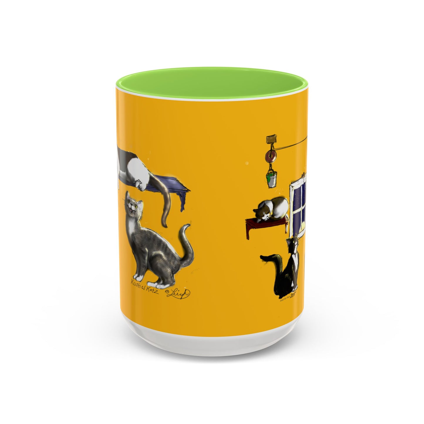 Kostial Katz Colorful Mugs (11oz, 15oz)