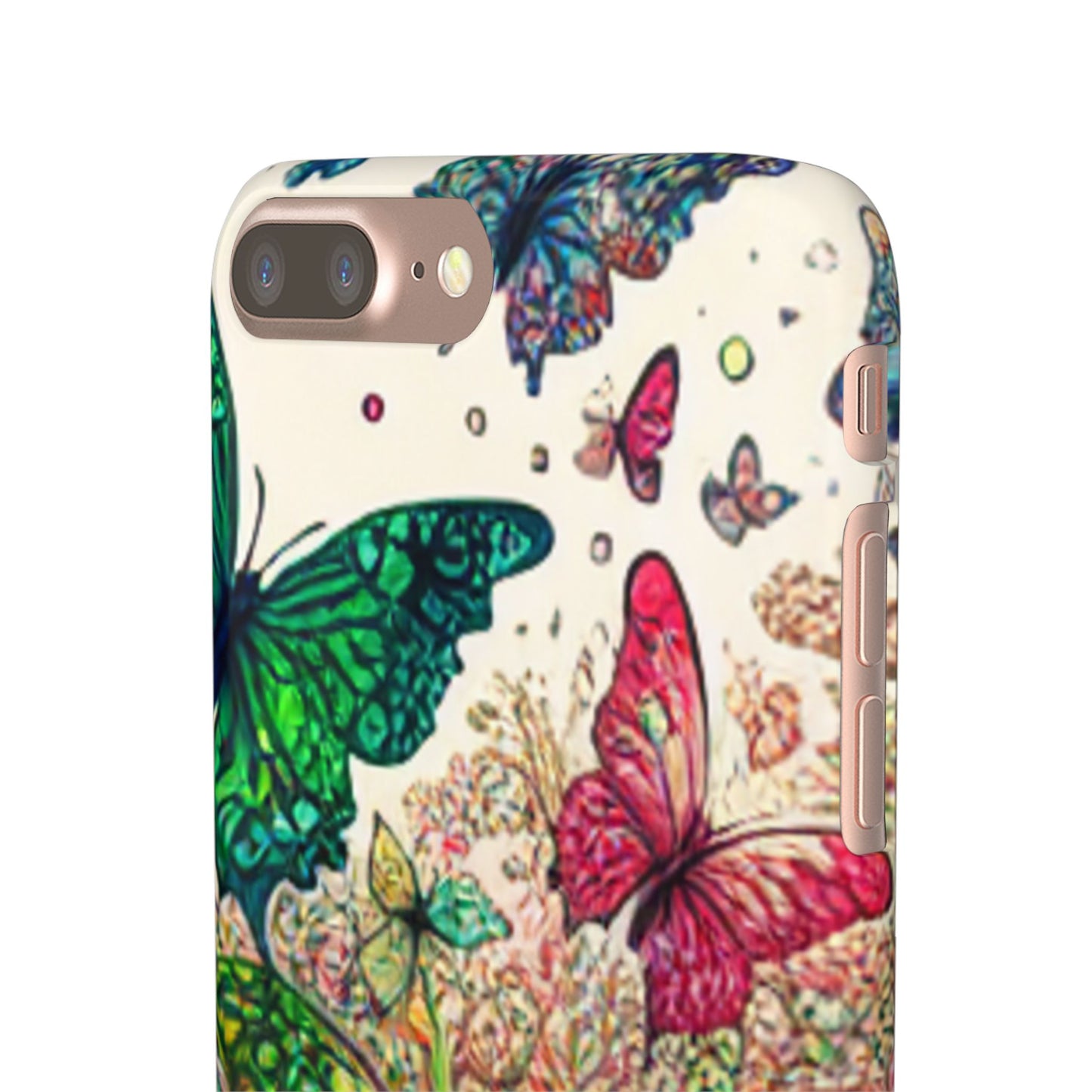 Colorful Butterfly Snap Cases, Over 50 types of Phone Covers, Floral Design, Spring Decor, Eco-Friendly Gift