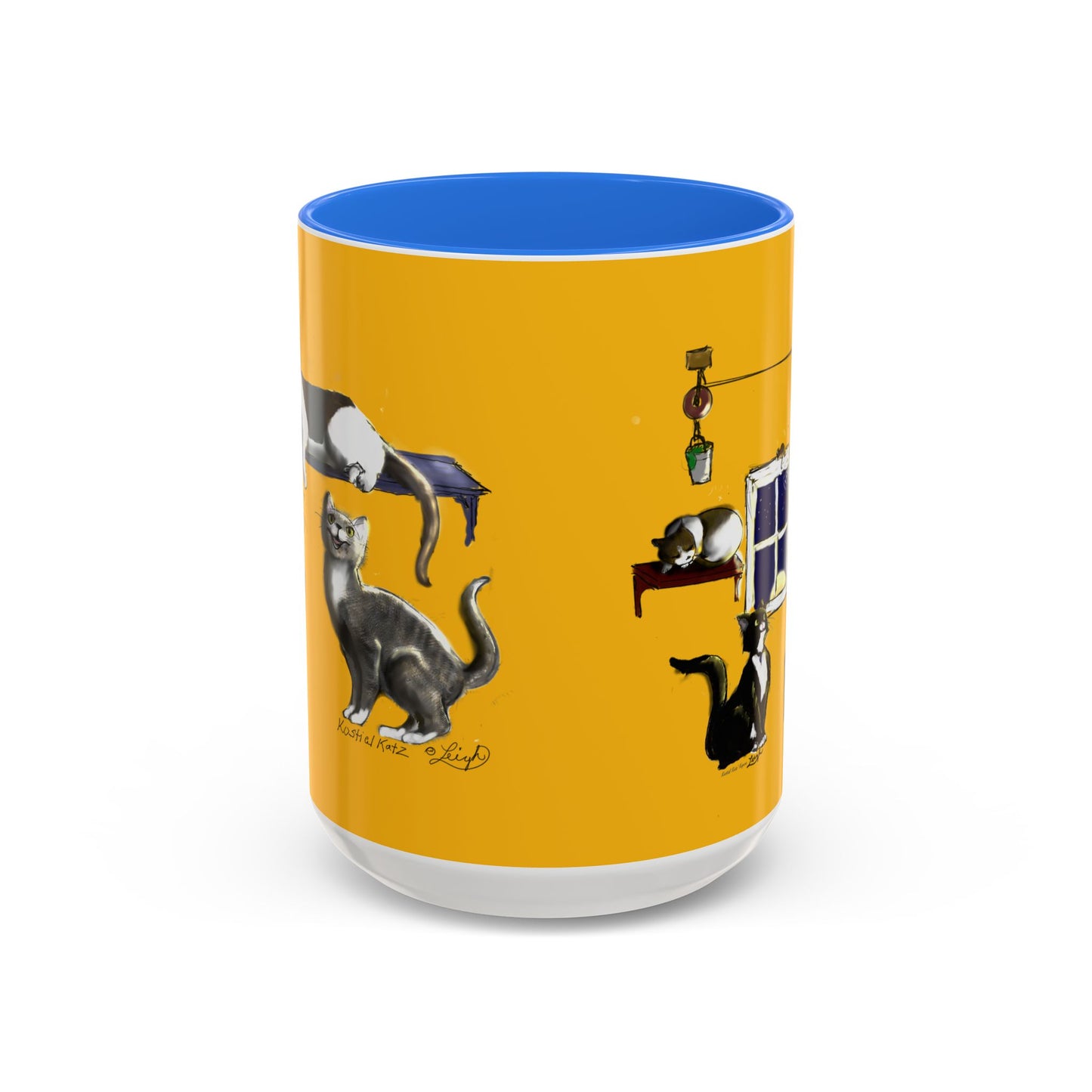Kostial Katz Colorful Mugs (11oz, 15oz)