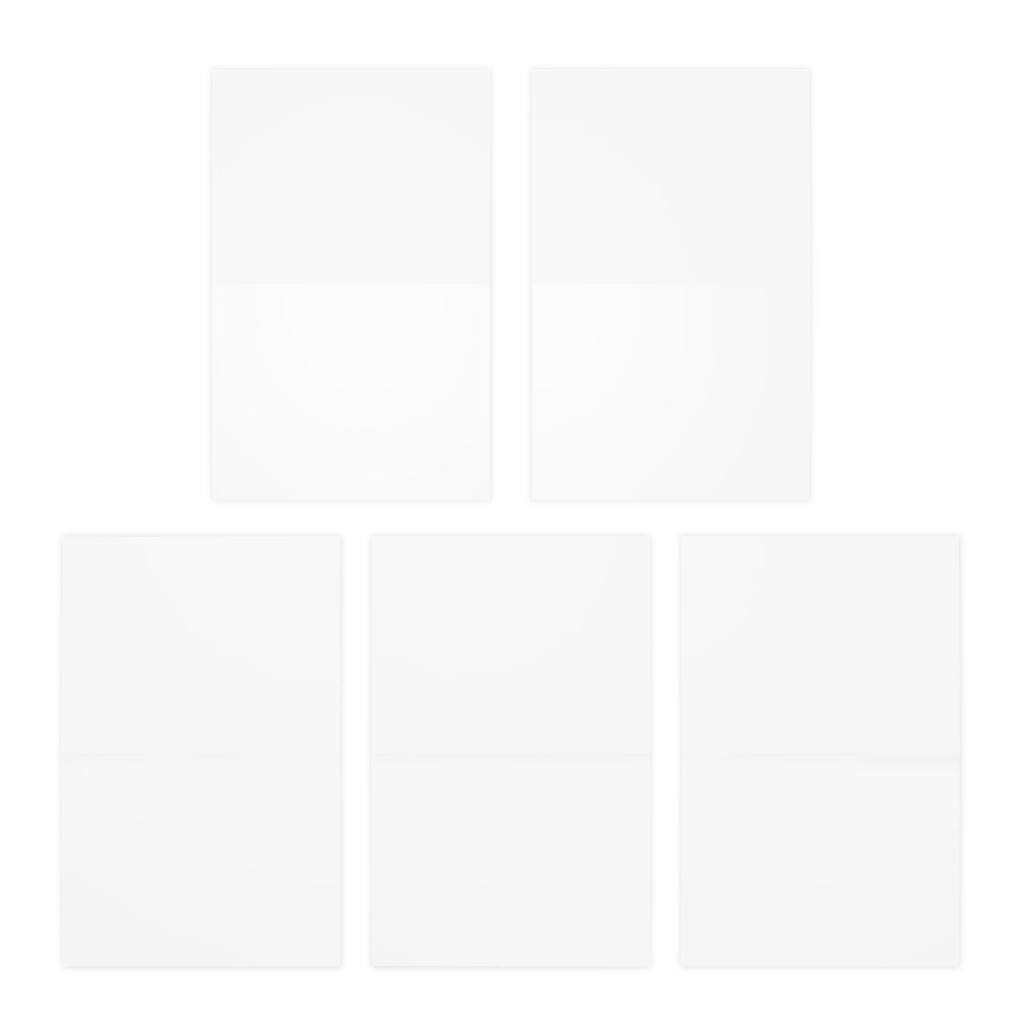 Color Dance Note Cards in White (5-Pack)