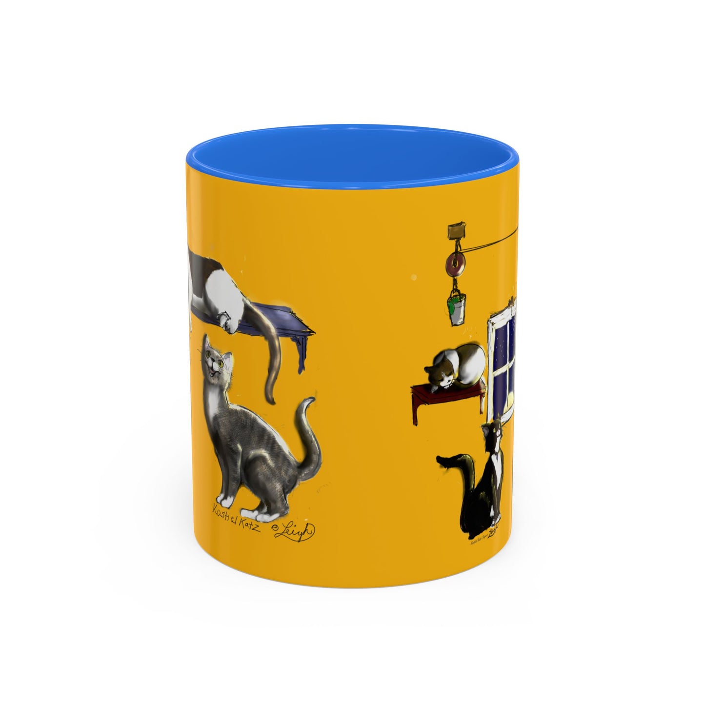 Kostial Katz Colorful Mugs (11oz, 15oz)