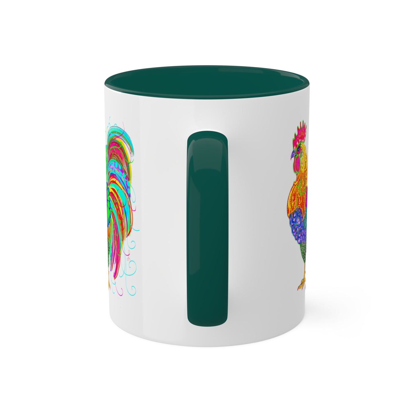 Rooster's Ruse - Colorful Mugs, 11oz