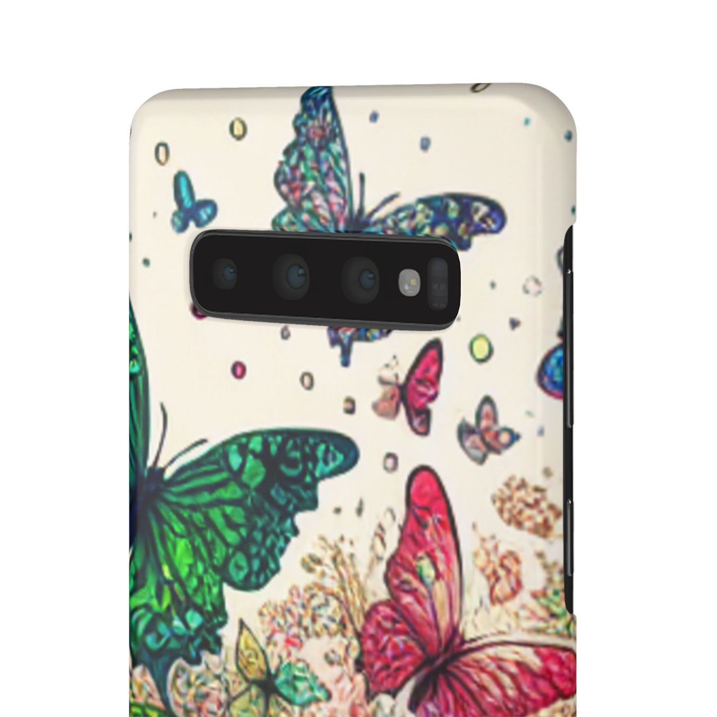 Colorful Butterfly Snap Cases, Over 50 types of Phone Covers, Floral Design, Spring Decor, Eco-Friendly Gift