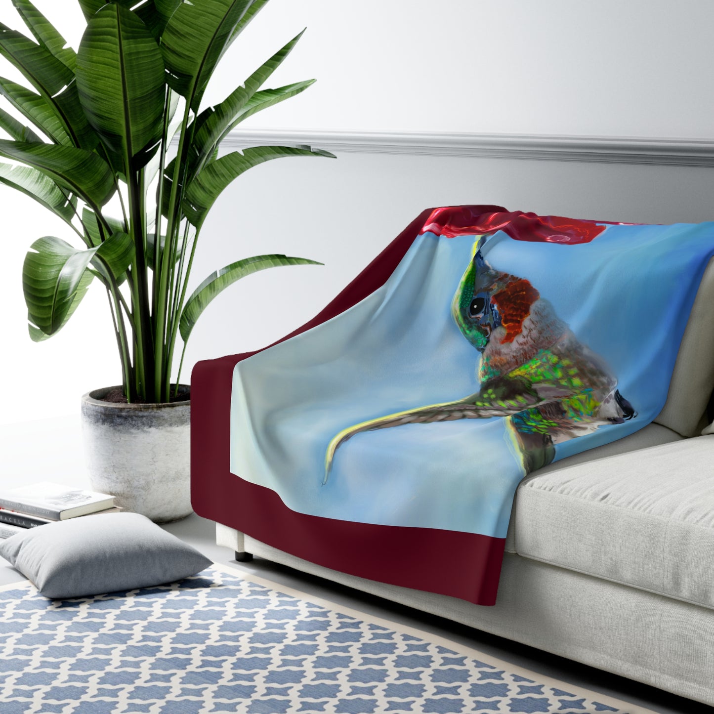 THE HUMMER - Sherpa Fleece Blanket