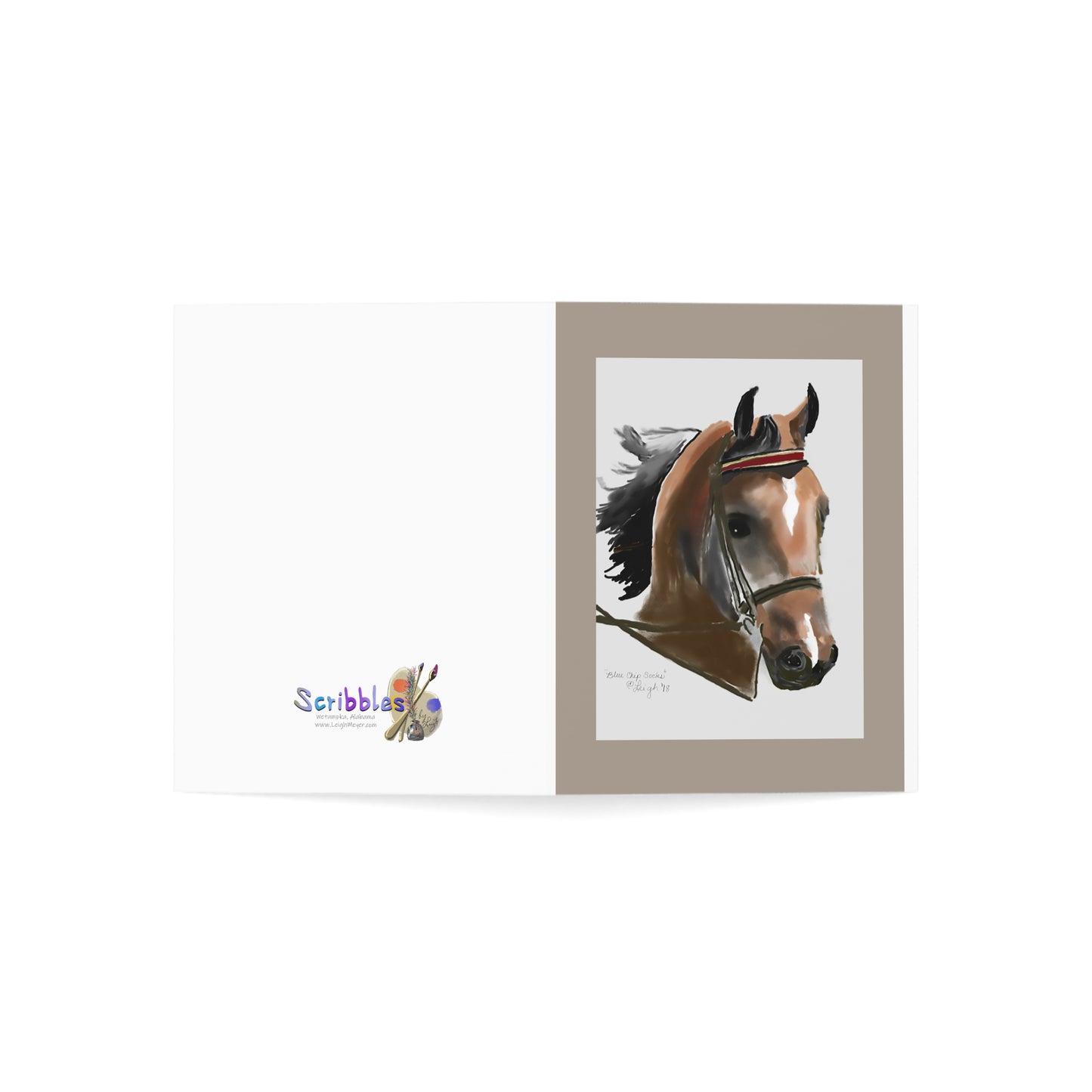 Blue Chip Socks Notecards