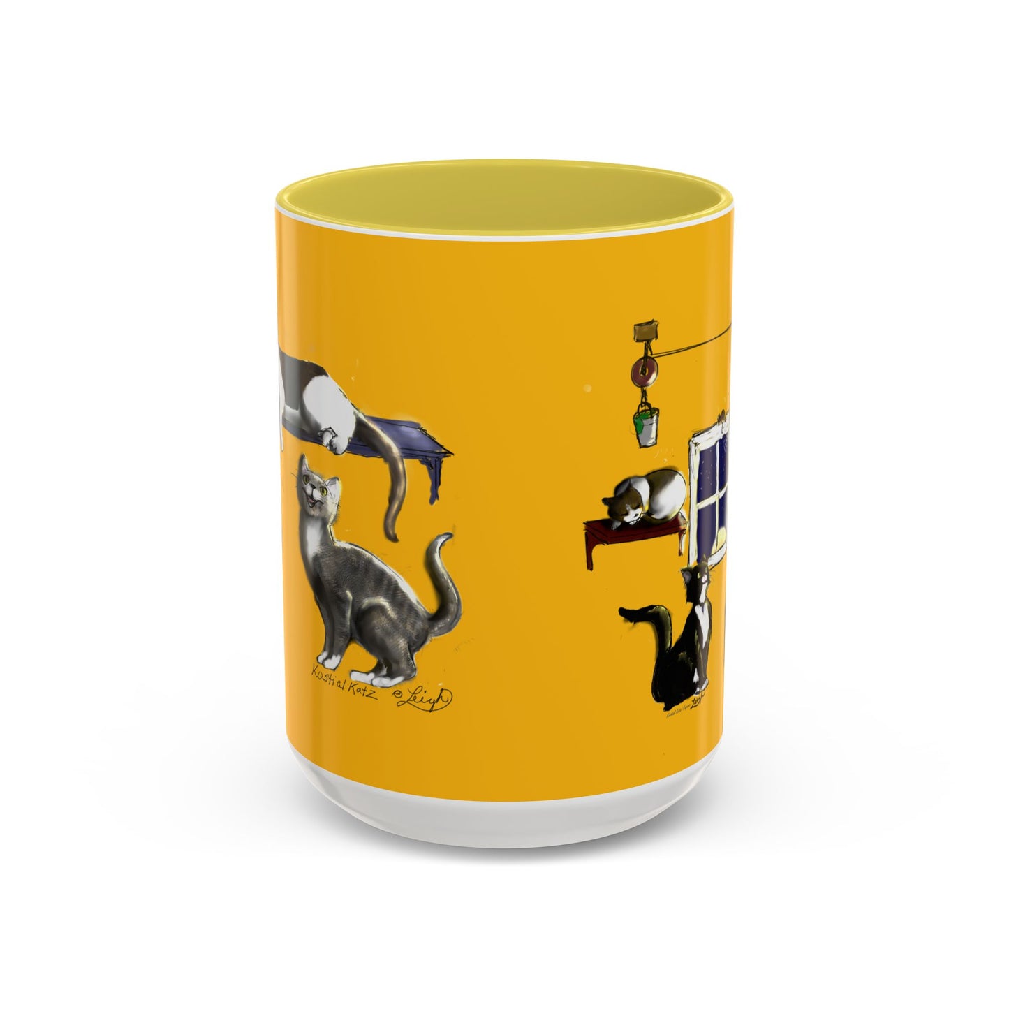 Kostial Katz Colorful Mugs (11oz, 15oz)