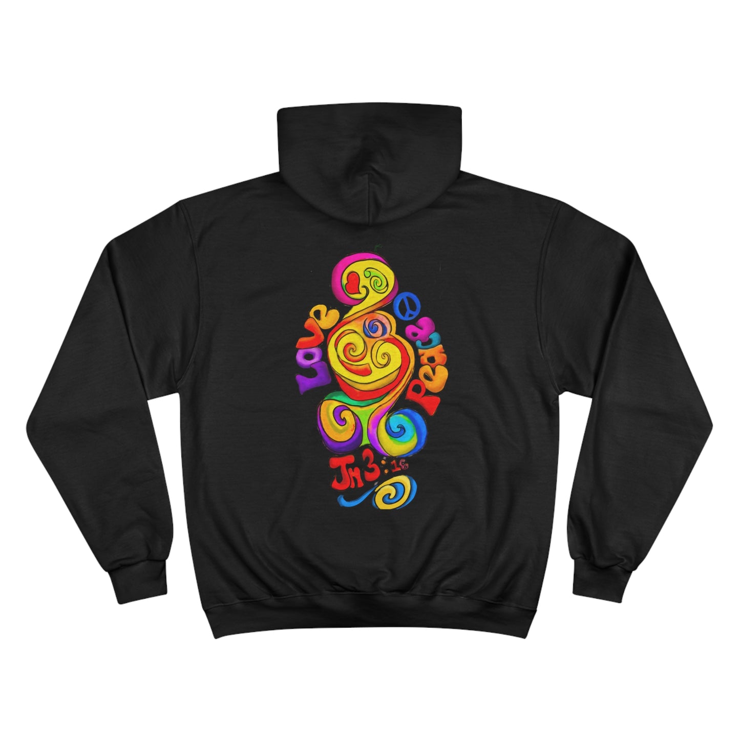 Groovy Love & Peace Champion Hoodie